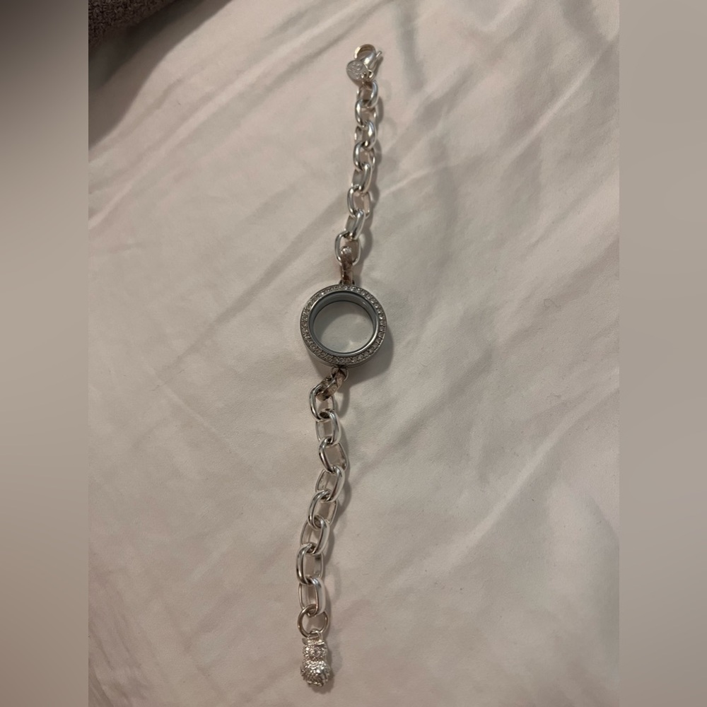 Origami owl locket bracelet